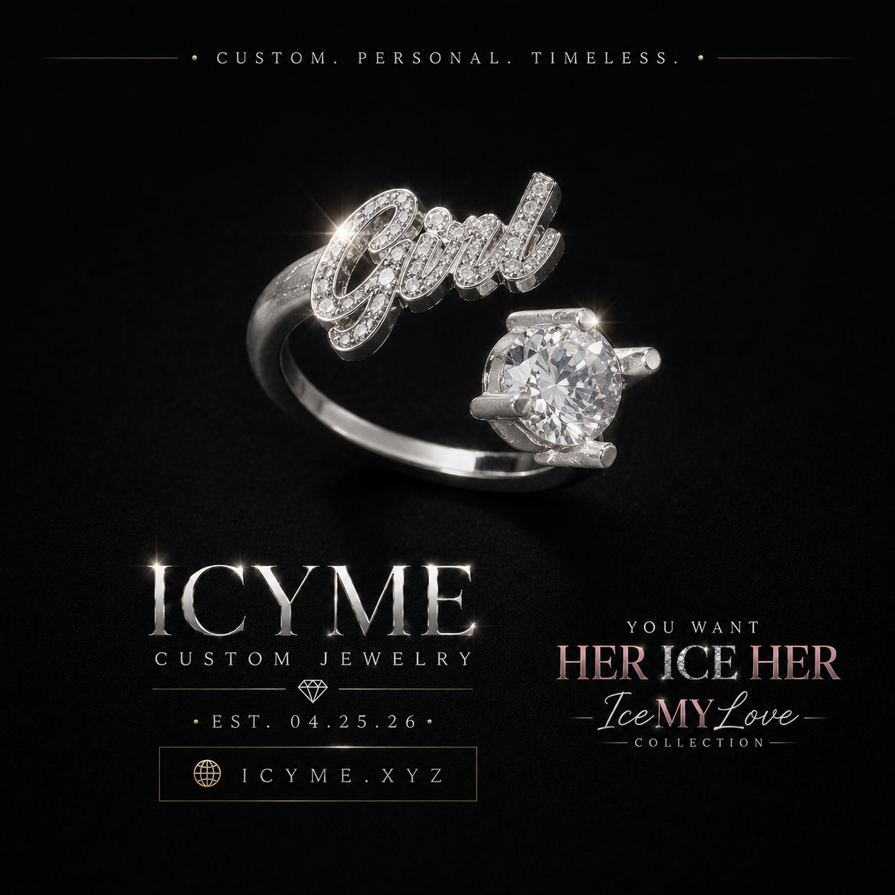 IML Signature Letter Ring ๐